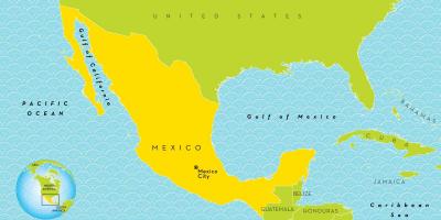 Et kart over Mexico City