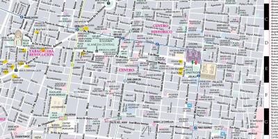 Kart av våkenhet Mexico City