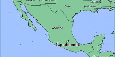 Kart av cuauhtemoc, Mexico 