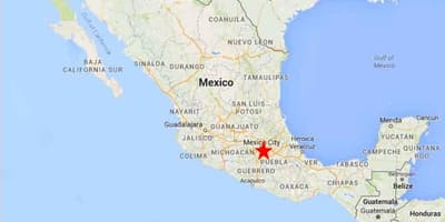 Hovedstaden Mexico kart