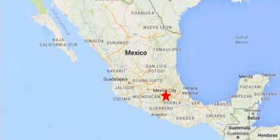 Hovedstaden Mexico kart